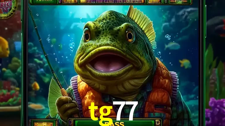 Personagem de peixe pescador do popular jogo de slot com tema de pescaria, uma das emocionantes opções de caça-níqueis para jogar e ganhar no cassino tg77.